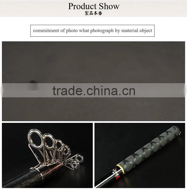 360CM Carbon Fiber Spinning Telescopic Fishing Rods for Fishing
