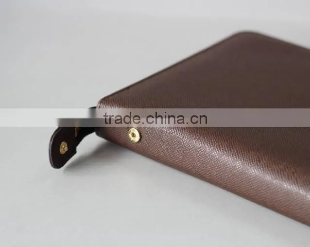 A5 leather portfolio case with notepad