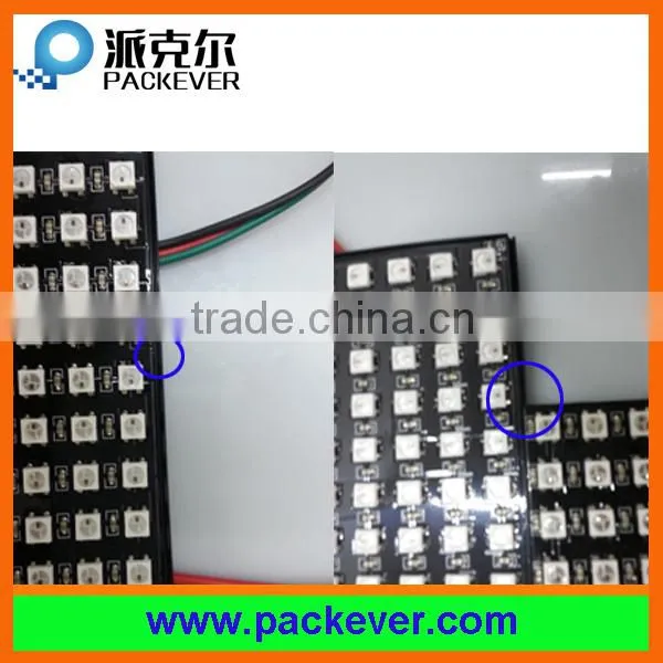 16x16 RGB color programmable ws2812 ws2812B flex led matrix display