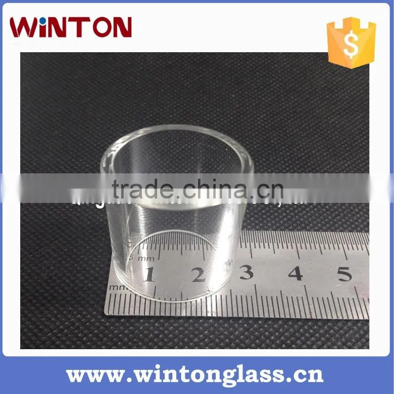 transparent quartz glass tube