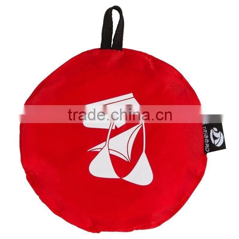 Red Bikini Bag With Drawstring Closure