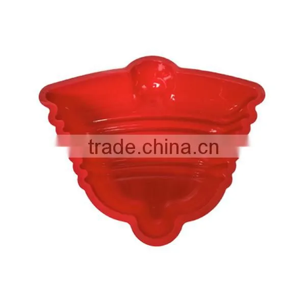 China Supplier Christmas Jingle Bell Shaped Silicon Molds Cake Decorating