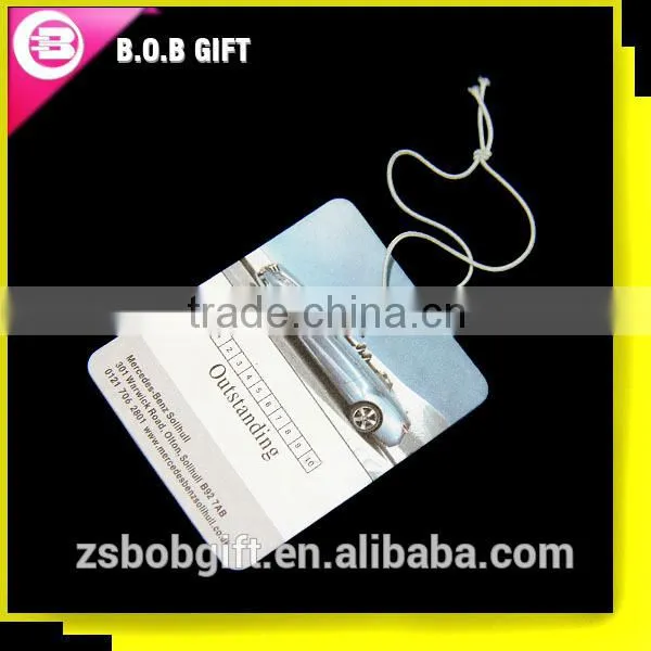 Hanging paper car air freshener