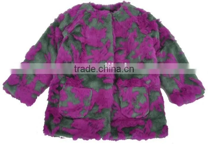 Girls Casual Fake fur jackets RKJ005