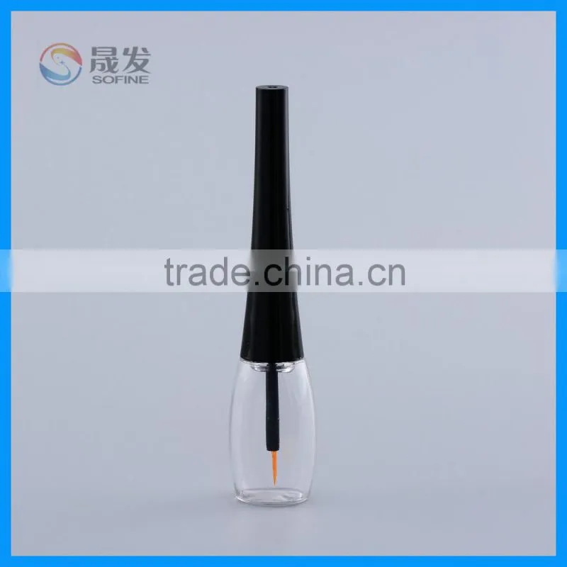 Empty plastic eyeliner tube