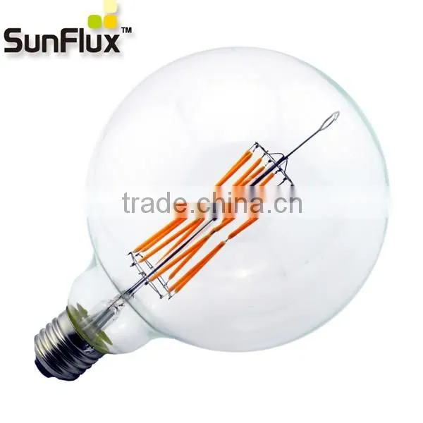 4.5W 2700k dimmable vintage led filament edison bulb G125