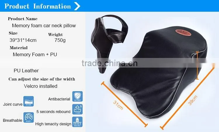 Upscale Car Memory Foam Neck Pillow