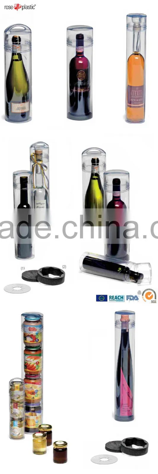 plastic round twist cap tubes HB