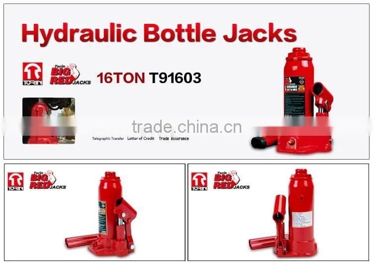 T91603 Torin 16ton screw hydraulic jack,230-460mm,8.3kgs, ASMEcertify