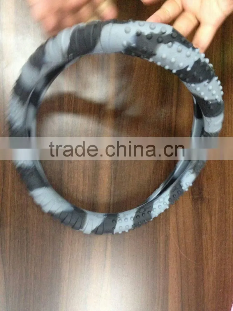 high quality lica gel Car steering wheel cover used auto parts singapore
