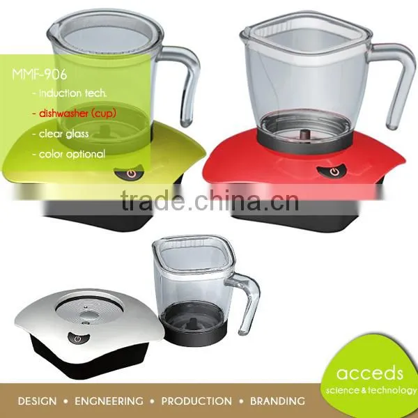Free Sample Large 500ml Stainless Steel Electric Milk Frother