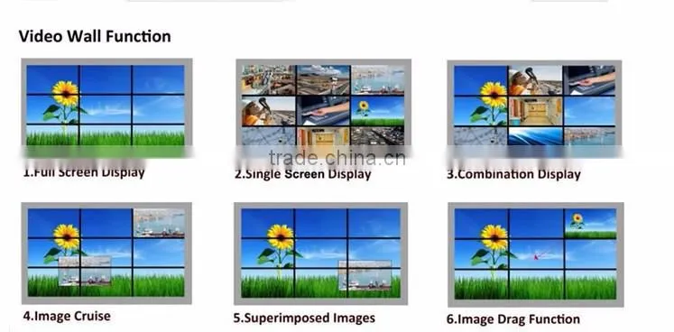 55 inch did samsung original lcd video wall 3.9mm bezel hdmi splitter 3840 x 2160 with global guarantee