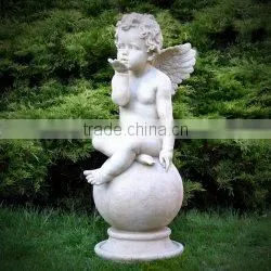 marble garden decorative angle statues