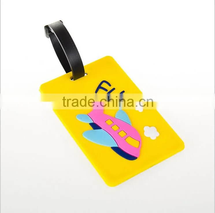 PVC soft plastic luggage tag