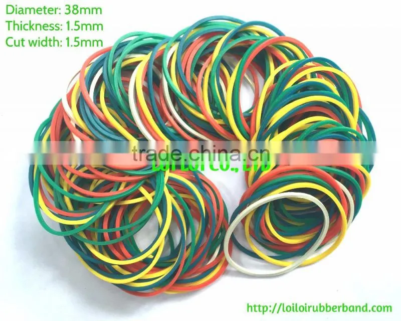 60mm Popular SALE Colorful Rubber Band - Solid Eco-friendly Vietnam decorative rubber band