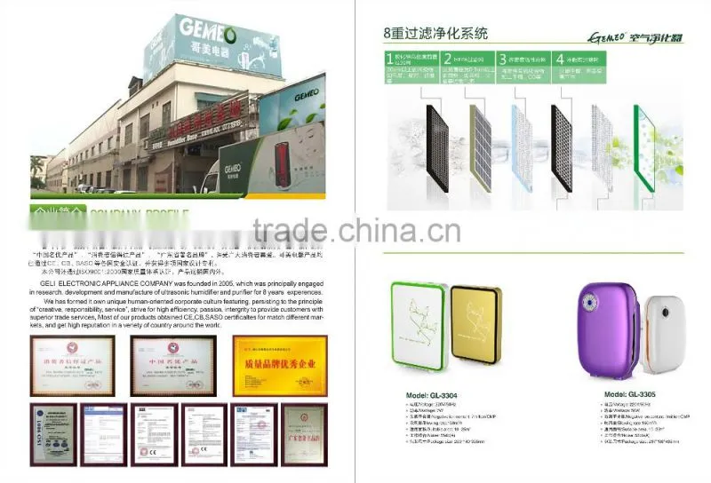 LED light mist spray aroma ulrtasonic diffuser GL-1136