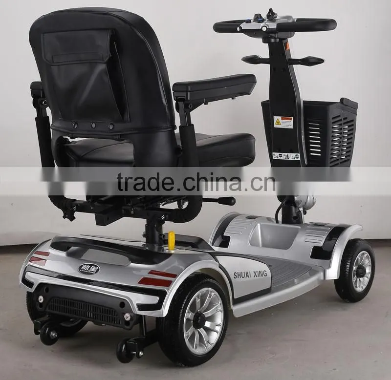 CE disabled person electric lightweight mobility scooter with bike and chair / bicycle