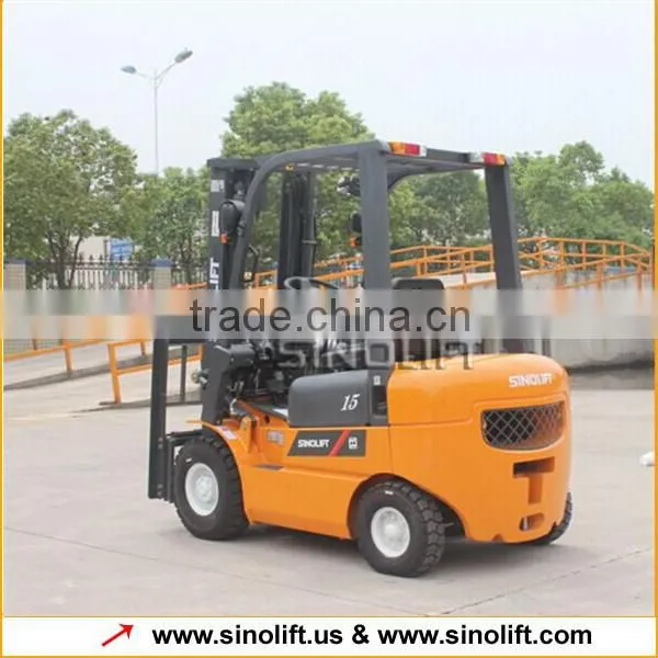 2015 SINOLIFT 1T 1.5T 1.8T Internal Combustion Counterbalanced Diesel Forklifts with CE Certificates