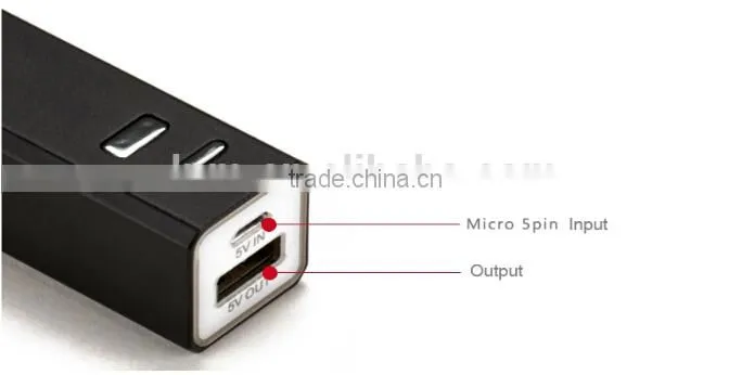 Door to door service 2600mah universal portable power bank