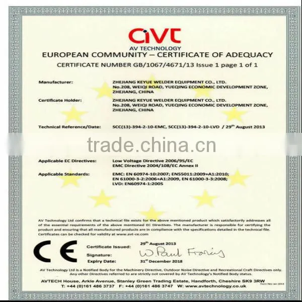 2013 chinese hot selling 3 phase aluminum welding equipment