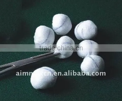 Medical sterile gauze swab cotton ball