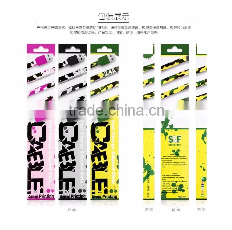 Printing USB Cable for I6 lighting usb cable new products cable