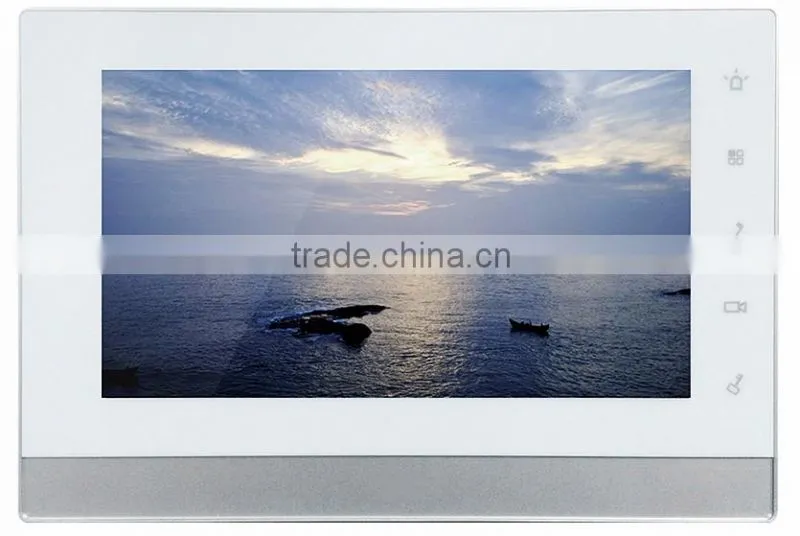 7-inch Color Indoor Monitor of POE IP Network Intercom for Villa