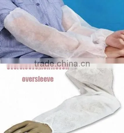white disposable non woven oversleeves