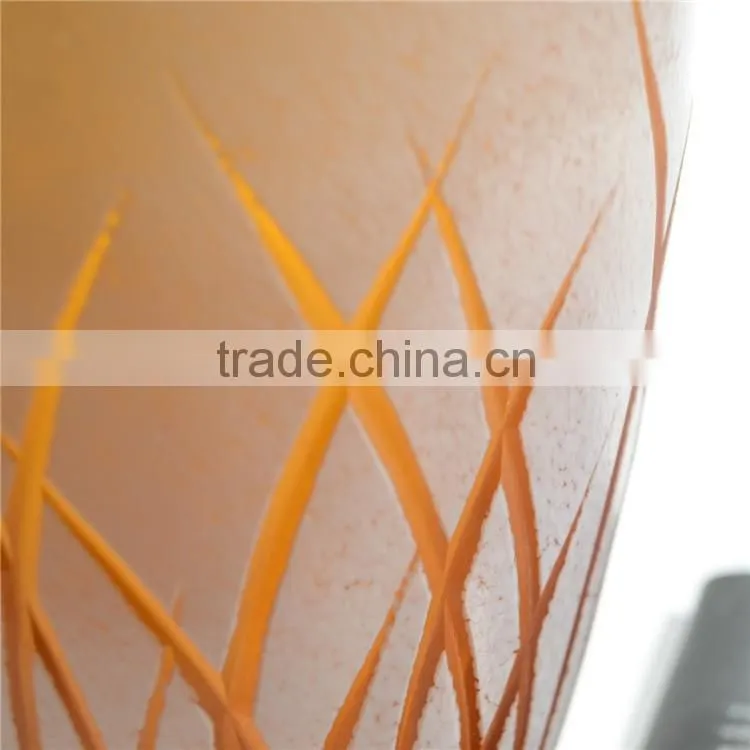 Wholesale Handmade Art Work Carving Glass Crafts Vase Bottle Home Decor