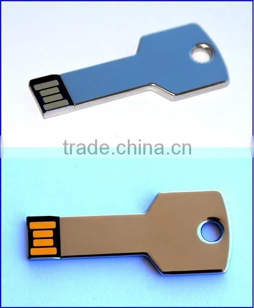 oem business promotion gift metal key spot welding surface split usb flash drive