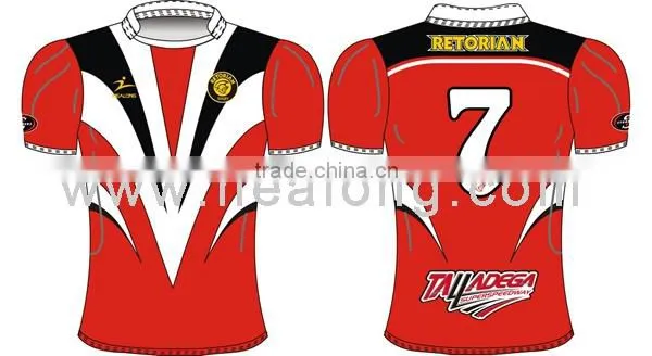 100% polyester Sublimation digital print wholesale rugby jerseys rugby shirt