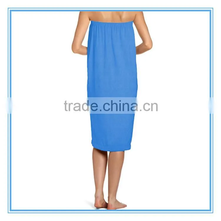 Blue color microfiber pareo towel