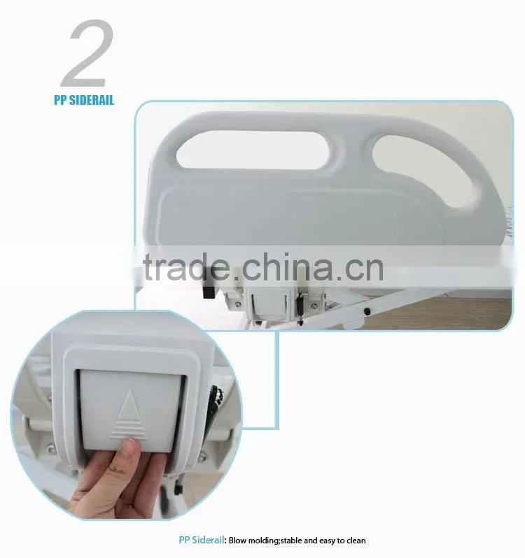 5 functions ICU electric orthopaedics hospital bed with rails