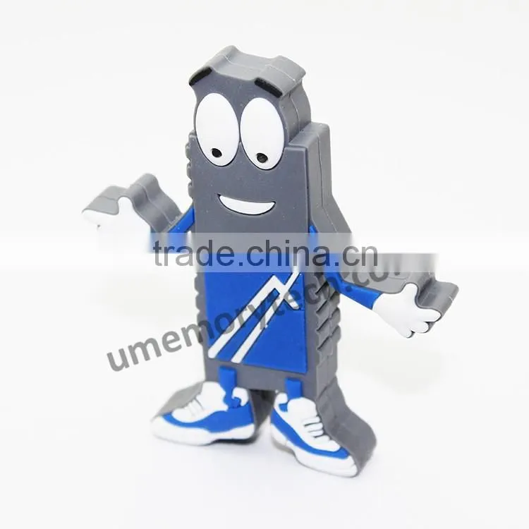 Cartoon Funny usb stick usb2.0 flash memory drive 1gb 2gb 4gb
