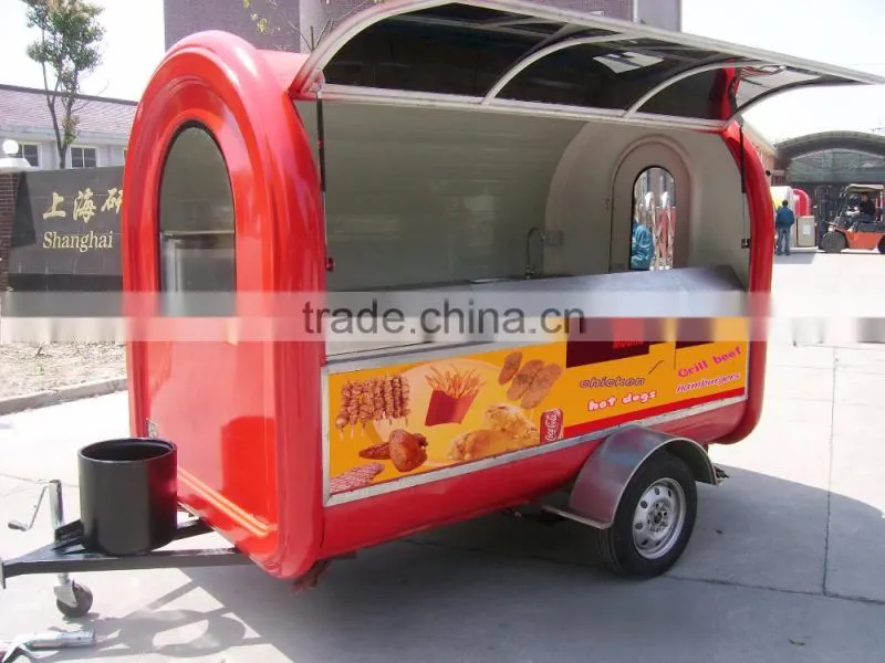 Heavy-duty china mobile food cart ice cream crepe van / Welcome to ask Yogurt truck food
