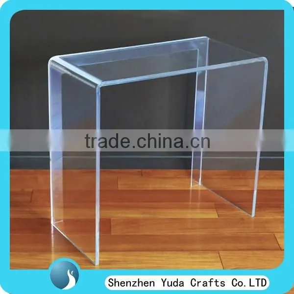 Wholesale Price Clear Perspex End Table Sofa Table Acrylic Waterfall Table