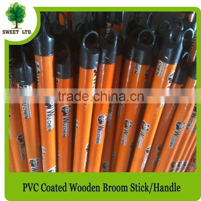 plastic cover eucalyptus material wooden mop handle