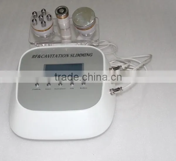 Home design portable rf cavitation slimming beauty product with 5mhz multipolar rf,5mhz bipolar rf and 40k cavitation