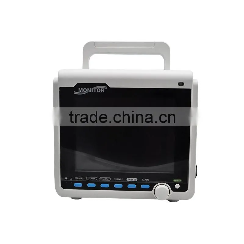 CE& FDA approved 8.4-inch 5-Parameter Vet Patient Monitor with Printer
