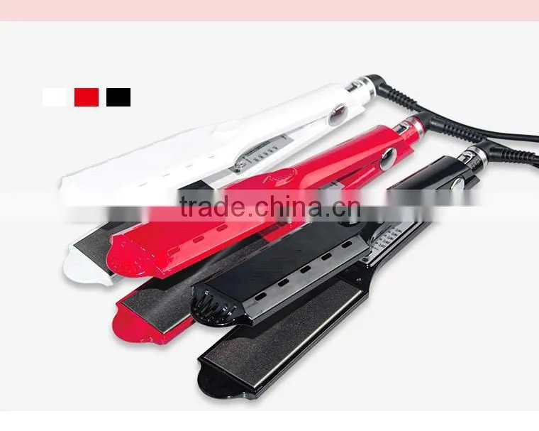 Heating hair straightener and hair curler corn perm