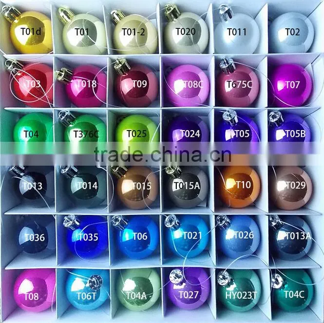 Wholesale Shatterproof Silver Splendor 4-Finish Christmas Ball Ornaments