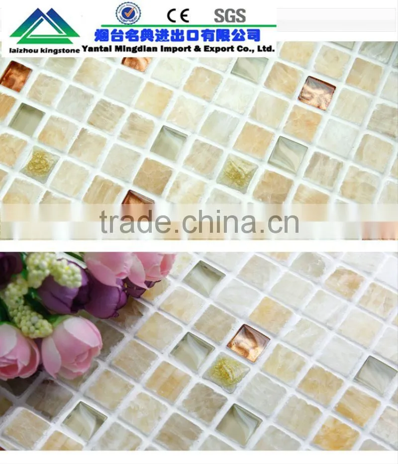 lzkingstone golden star glass mosaic