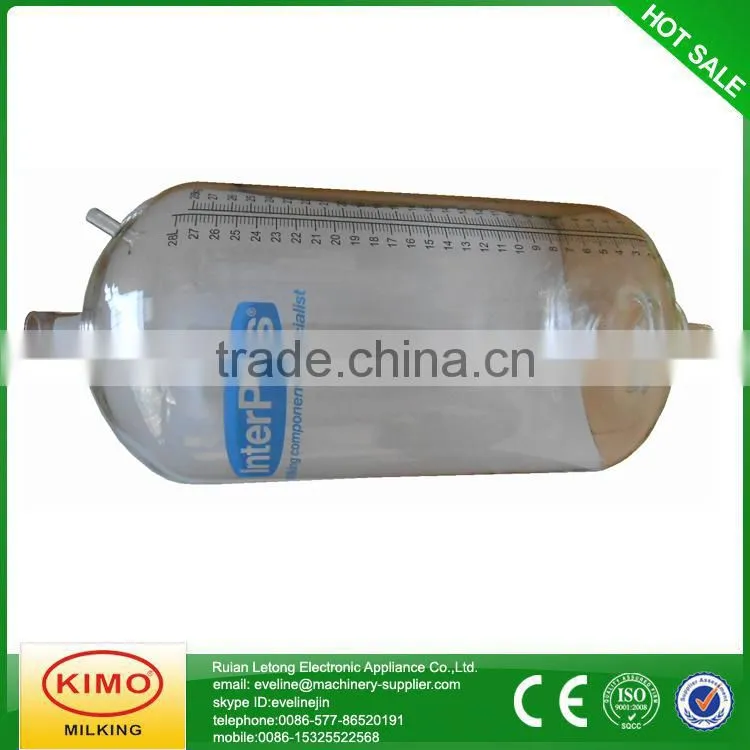 glass milk meter/milk recorder