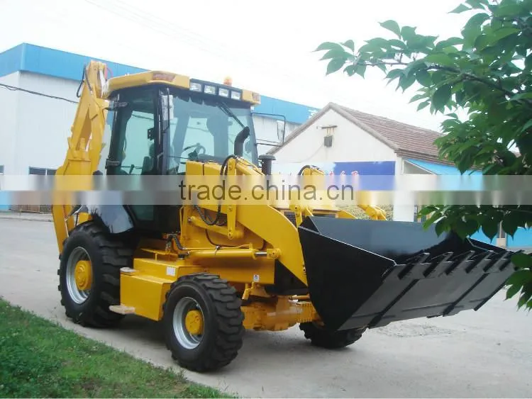 Used Backhoe Wheel Loader SAM388 With 1CBM Bucket For Sale
