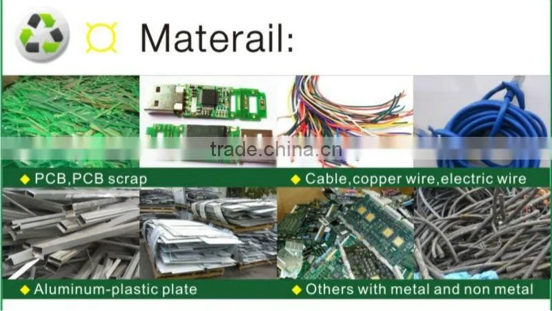 we design and sell cable recylcing machine