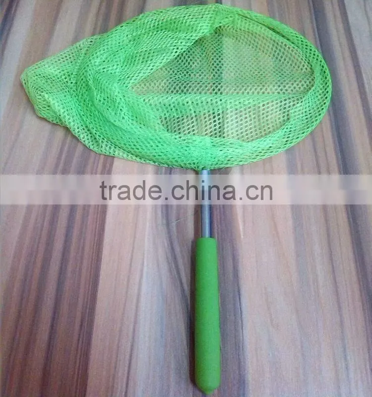 Telescopic stainless steel butterfly net, plastic fishing net, gardon insect net
