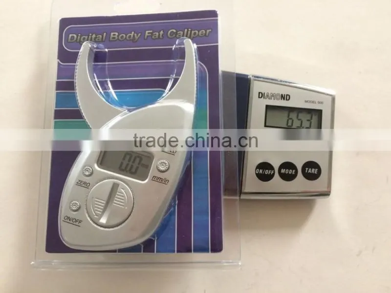 Digital High Quality Display LCD Body Fat Caliper Skin Fold Analyzer