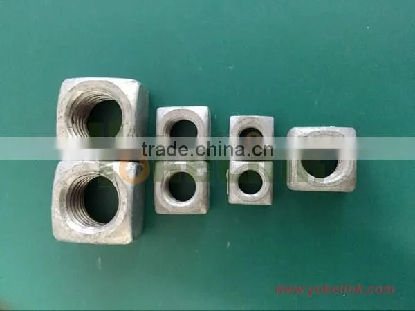 1 3/8'' big size HDG Square nut