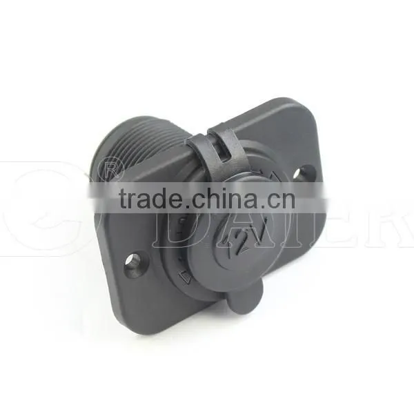 Fixed Panel 12V Wateroroof Power Socket, Power Outlet Socket For Car/