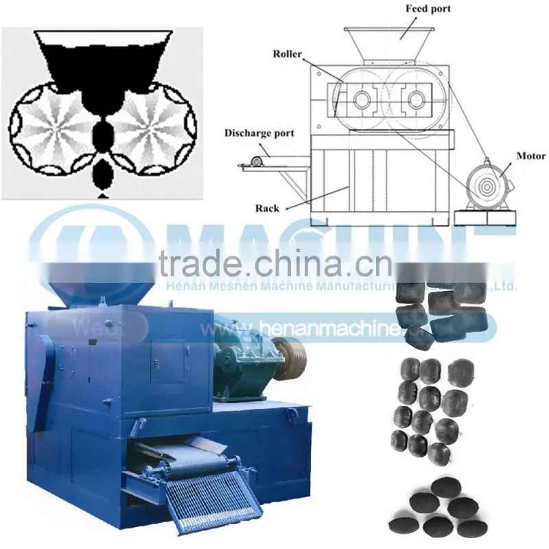 powdered charcoal briquette press machine